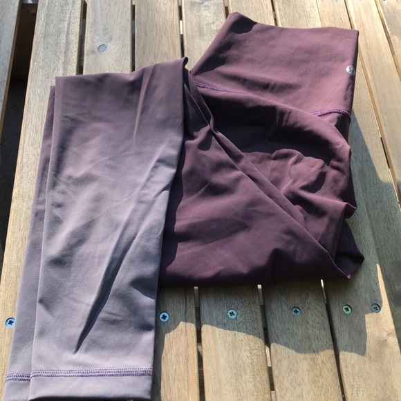 lululemon athletica Pants - Lululemon Wunder Under Purple Ombré Leggings Sz 10